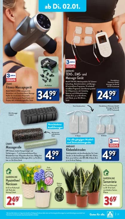 Fitness-Massagegerät