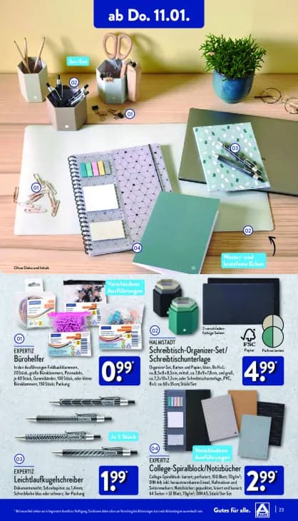 Schreibtisch-Organizer-Set / Schreibtischunterlage