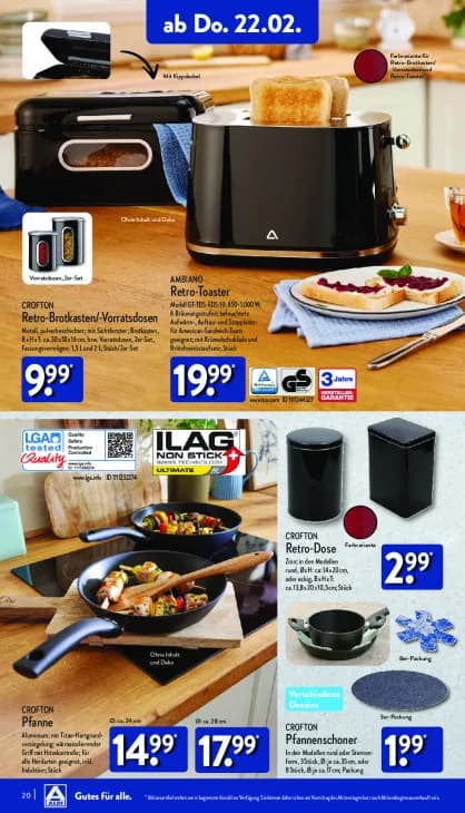 Retro-Brotkasten/-Vorratsdosen