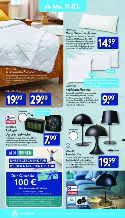 4-Jahreszeiten-Steppbett