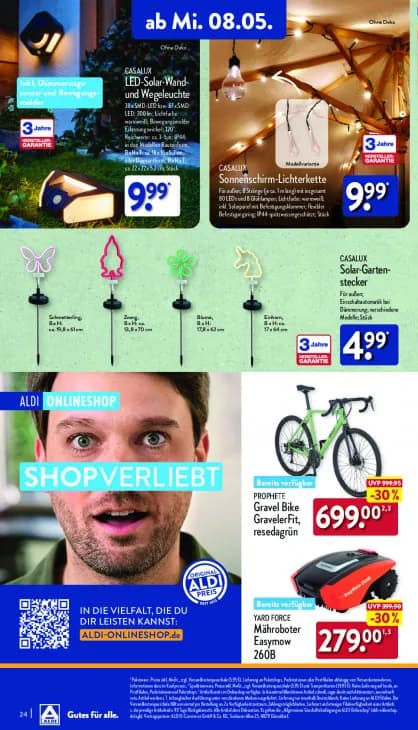 Sonnenschirm-Lichterkette