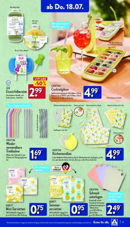 Wiederverwendbare Trinkhalme