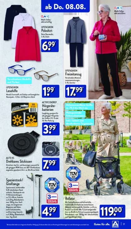 Spazierstock/Greifzange