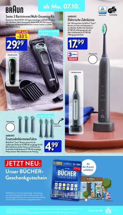 Series 3 Barttrimmer/Multi-Grooming-Kit
