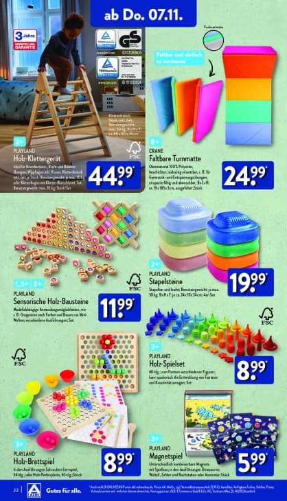 Sensorische Holz-Bausteine