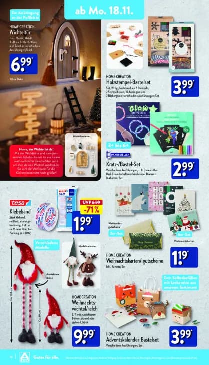 Holzstempel-Bastelset