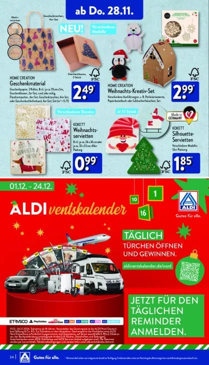 Weihnachtsservietten