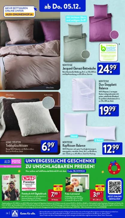 Jacquard-Damast-Bettwäsche