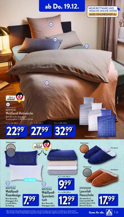 Webflanell-Bettwäsche