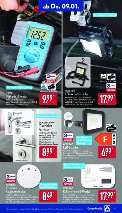 Türdrücker-Garnitur