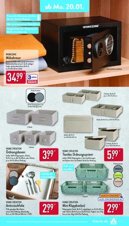 Textiles Ordnungssystem