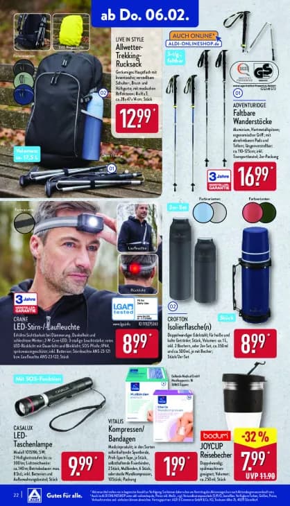 Faltbare Wanderstöcke