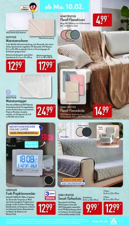 Funk-Projektionswecker