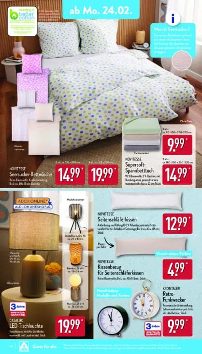 Kissenbezug für Seitenschläferkissen