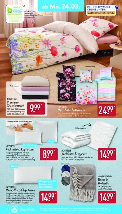 Kochfestes Steppbett