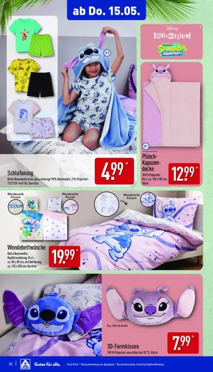 Wendebettwäsche (Lilo & Stitch)