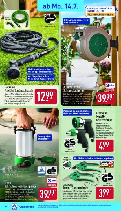 Flexibler Gartenschlauch