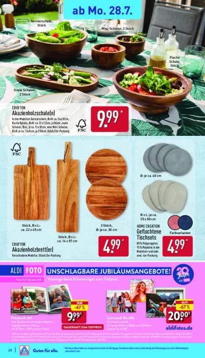 Akazienholzschale(n)