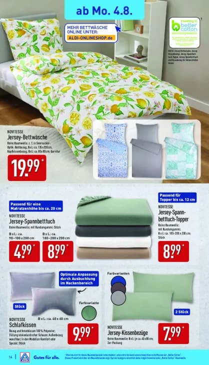 Jersey-Spannbetttuch (180-200 x 200 cm)