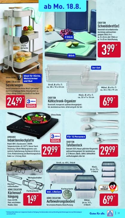 Induktionskochplatte