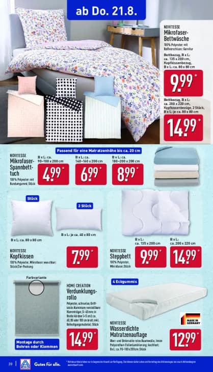 Wasserdichte Matratzenauflage