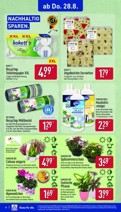 Ungebleichte Servietten