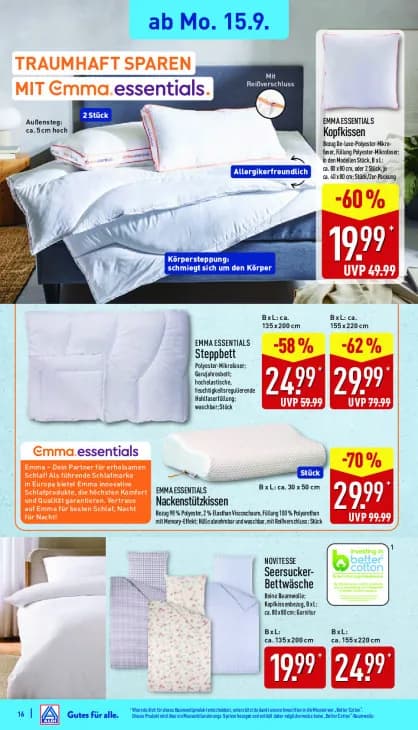 Steppbett (155 x 220 cm)