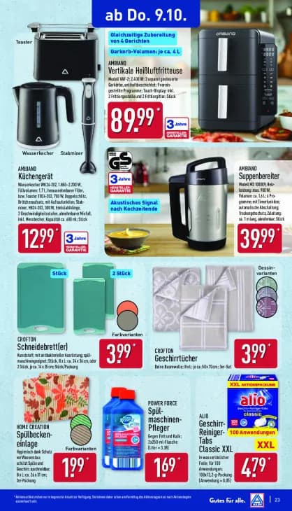 Vertikale Heißluftfritteuse