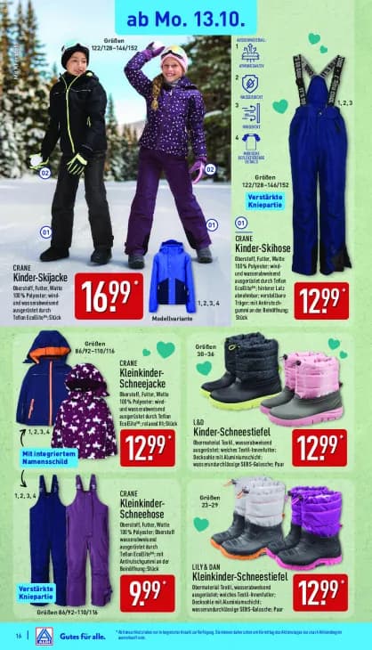 Kinder-Schneestiefel