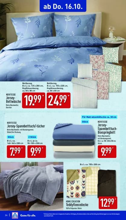 Jersey-Spannbetttuch-Boxspringbett