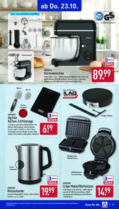 Crêpe-Maker/Waffeleisen