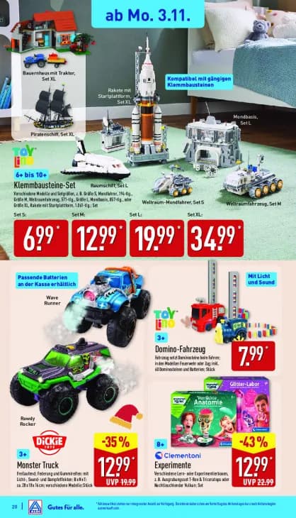 Klemmbausteine-Set L