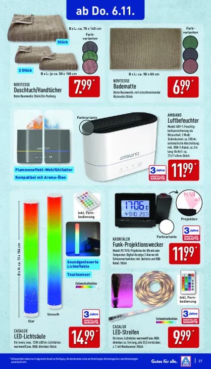 Funk-Projektionswecker