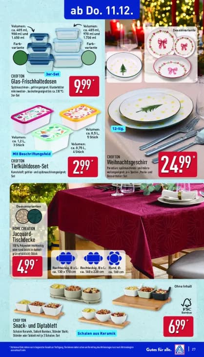 Glas-Frischhaltedosen