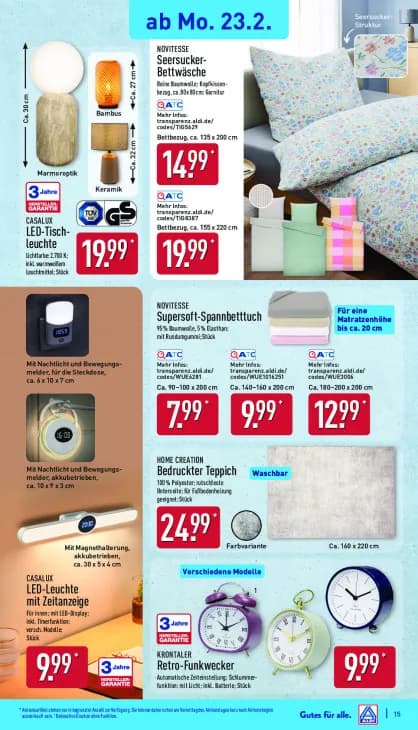 LED-Leuchte mit Zeitanzeige