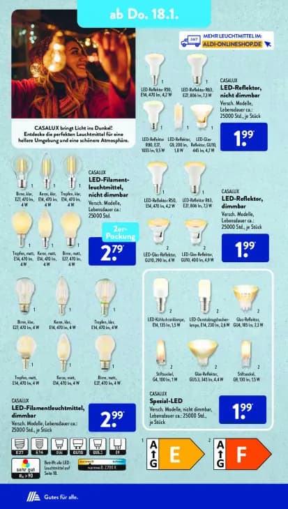 LED-Reflektor, nicht dimmbar