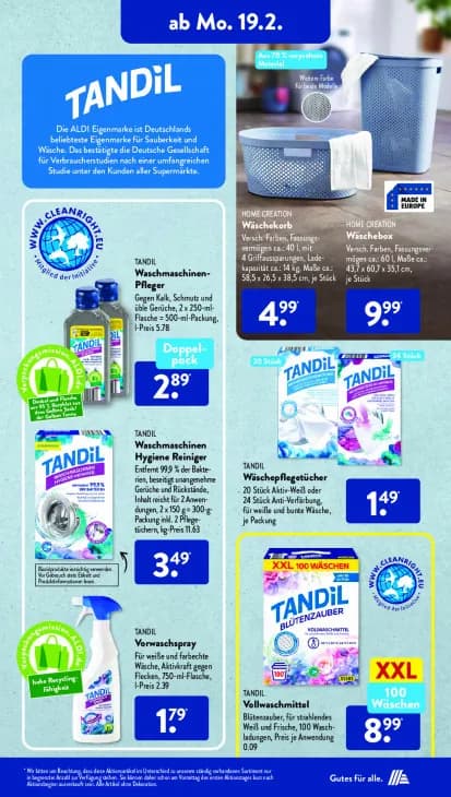 Waschmaschinen-Pfleger