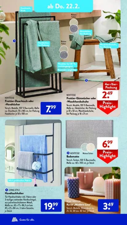 Kerze „Modern Line“