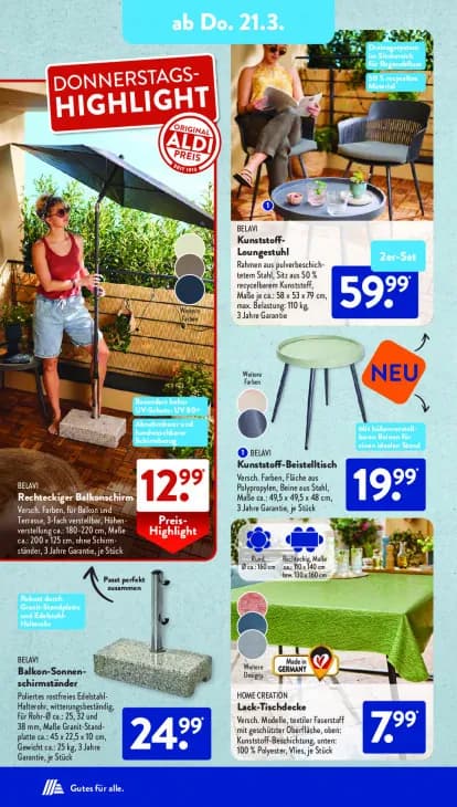 Kunststoff-Loungestuhl