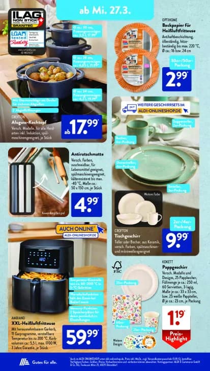 XXL-Heißluftfritteuse