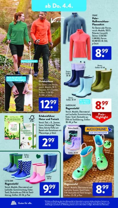 Polar-Reißverschluss-Fleeceshirt