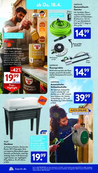 Automatischer Schlauchaufroller