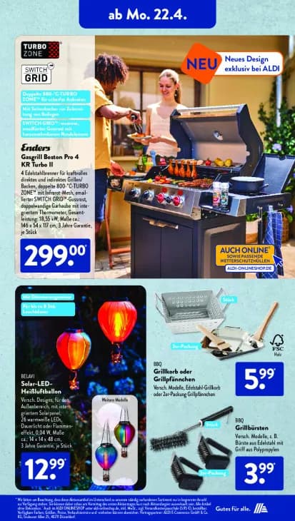 Solar-LED-Heißluftballon