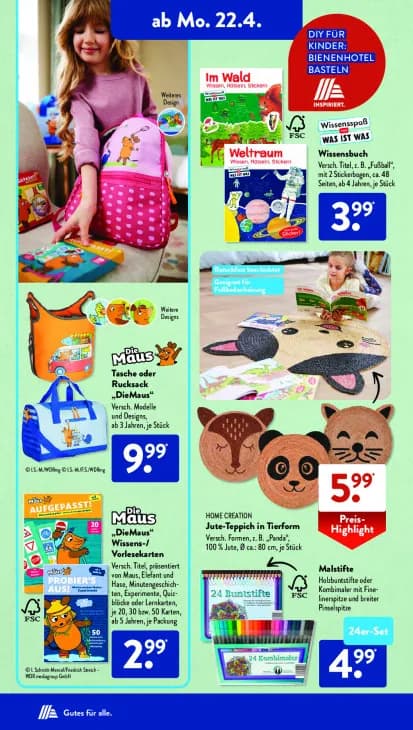 Jute-Teppich in Tierform