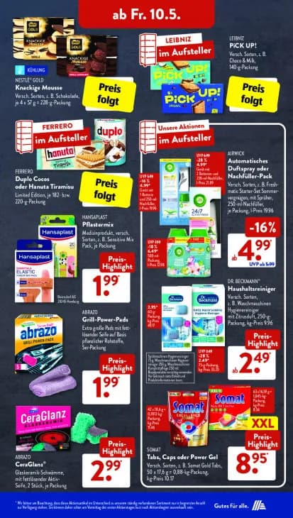 Duplo Cocos oder Hanuta Tiramisu