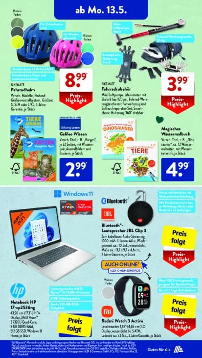 Bluetooth-Lautsprecher JBL Clip 3