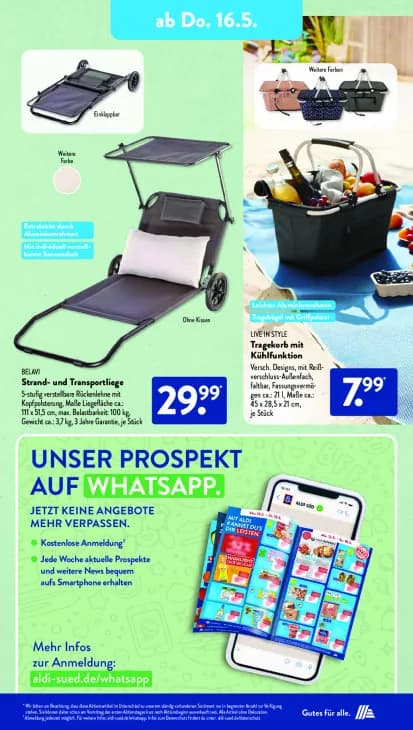 Tragekorb mit Kühlfunktion