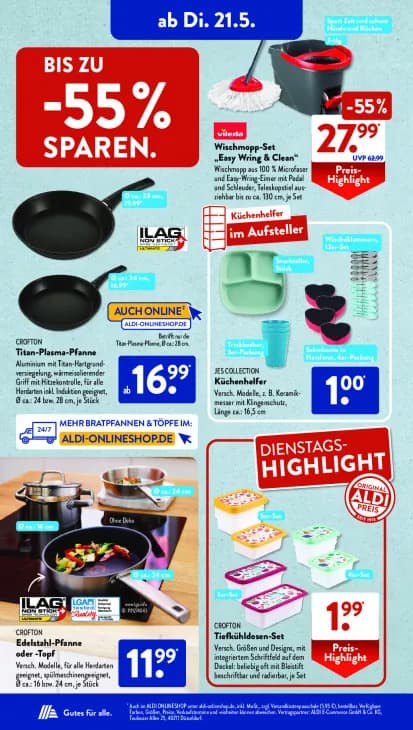 Wischmopp-Set "Easy Wring & Clean"