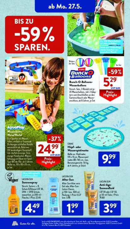 Wasserbahn WaterWorld