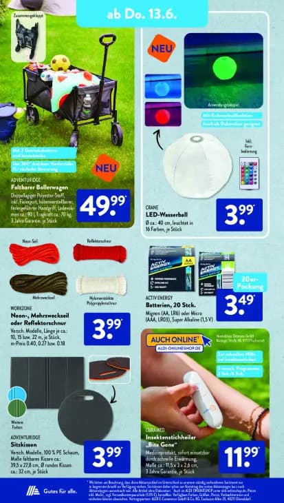 Neon-, Mehrzweckseil oder Reflektorschnur